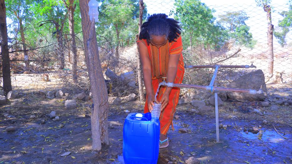 From an Eight-Hour Queue to a Rinse at her Shelter in Tigray, Ethiopia